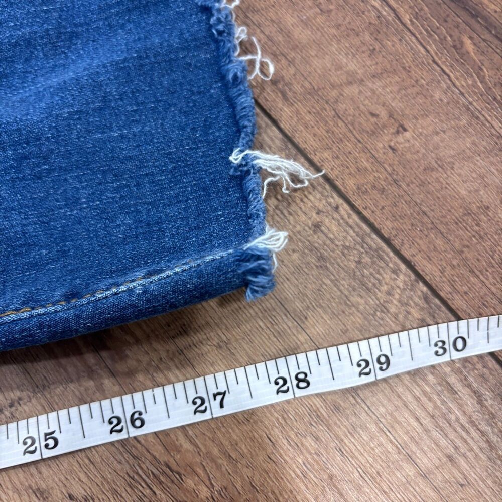 Kut from the Kloth Wide-Leg High-Rise Meg Fab Ab Jeans Raw Hem Women's Plus 22W - Picture 9 of 10